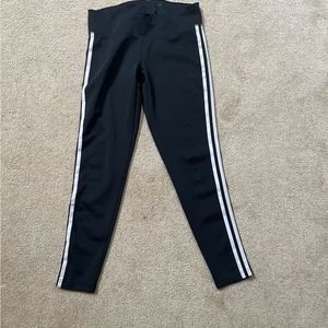 Adidas New Climalite Three Stripe Athletic Leggings M